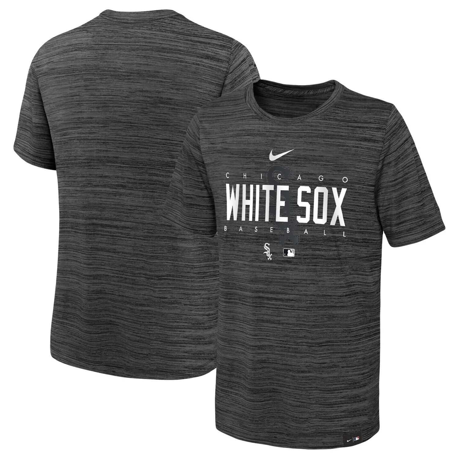 

Молодежная футболка Nike Black Chicago White Sox Authentic Collection Velocity Practice Performance Nike