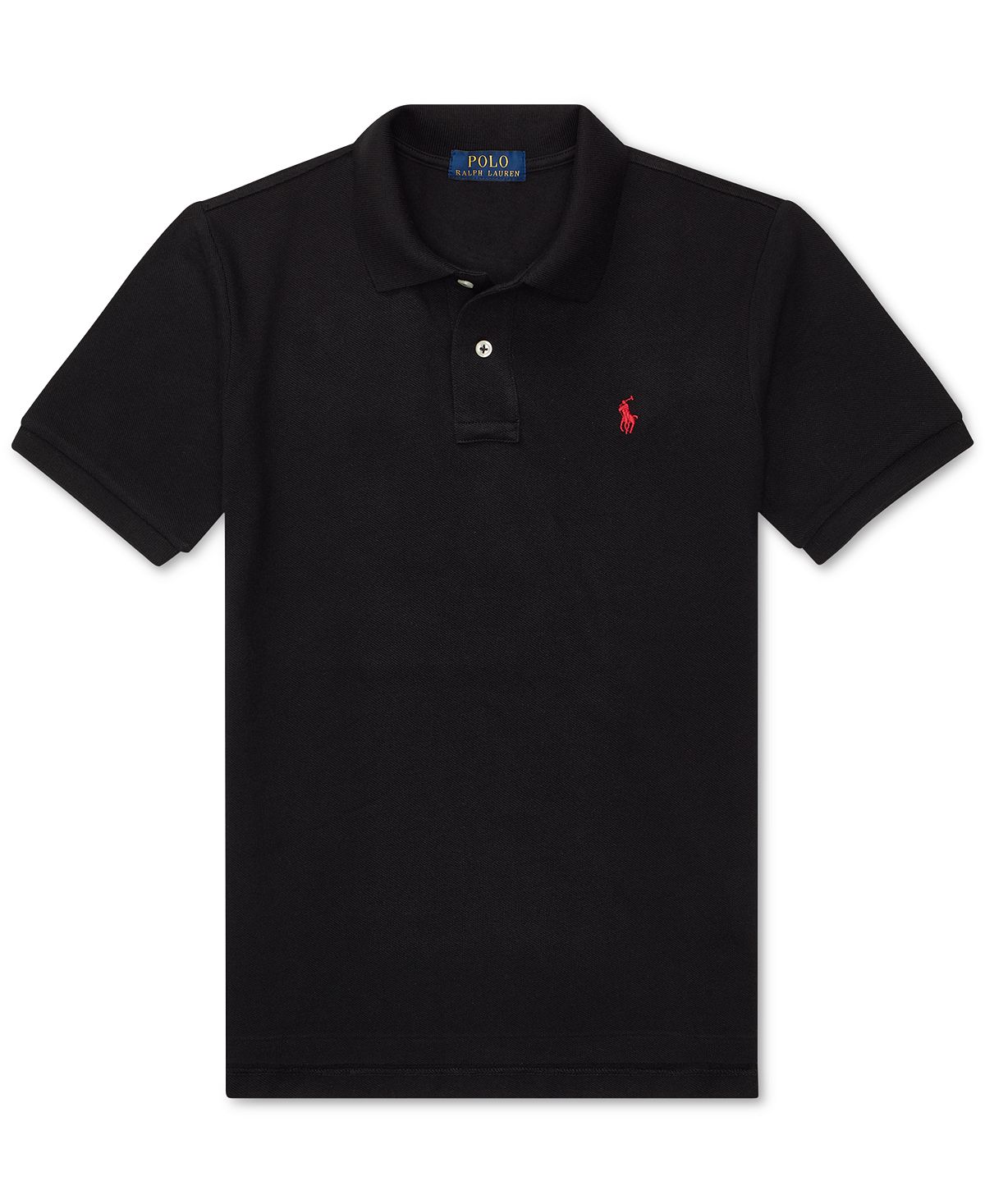 цена Рубашка-поло из хлопковой сетки с логотипом для мальчиков Big Boys Polo Ralph Lauren