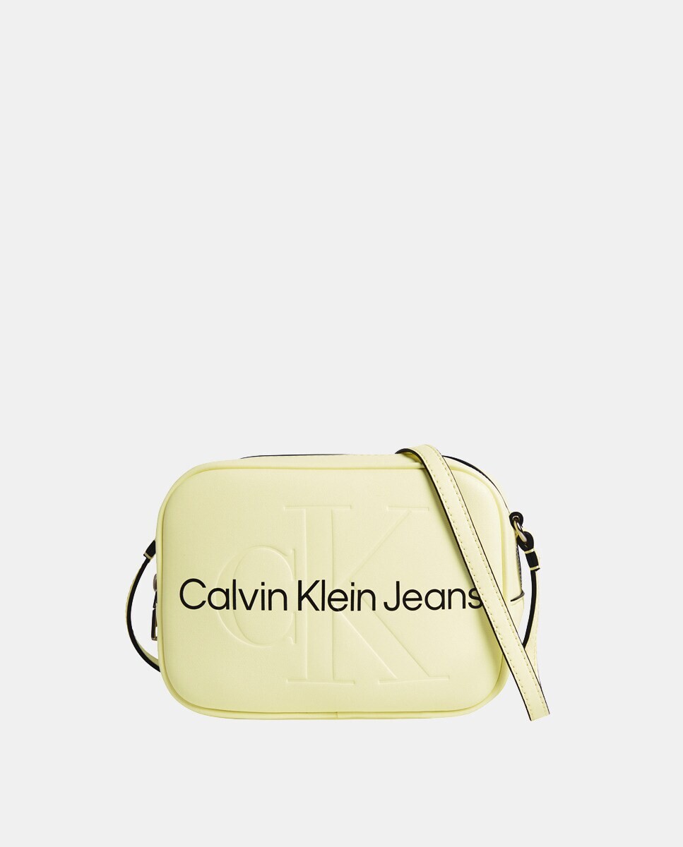 

Желтая сумка через плечо из искусственной кожи на молнии Calvin Klein, желтый
