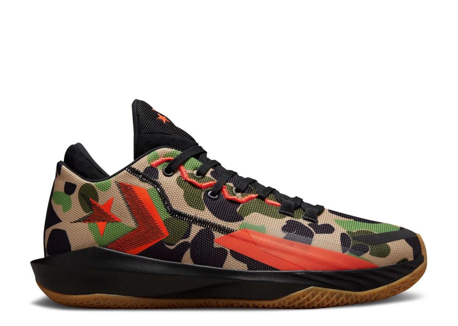 

Кроссовки Converse All Star Bb Jet Low 'Camo', черный, Черный;серый