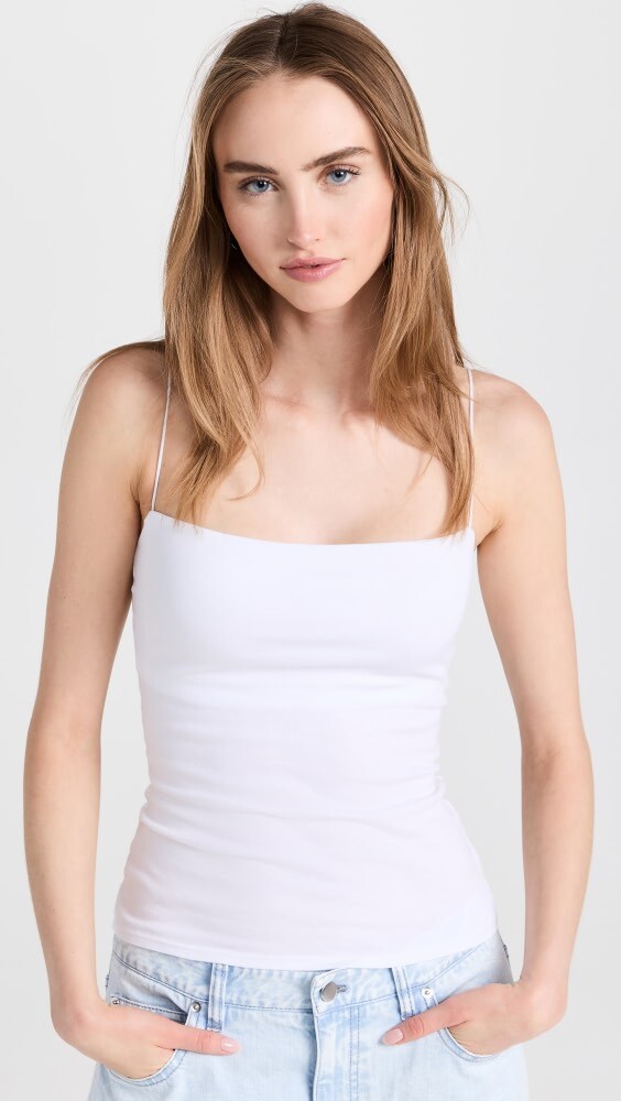 

Майка Enza Costa Supima Cotton Essential Strappy, белый