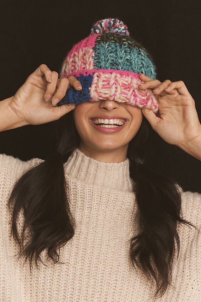 

Шапка-бини Scotch & Soda Bobble, розовый