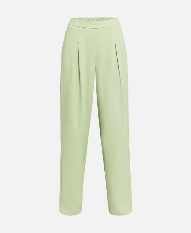 

Широкие брюки Vero Moda, лаймовый