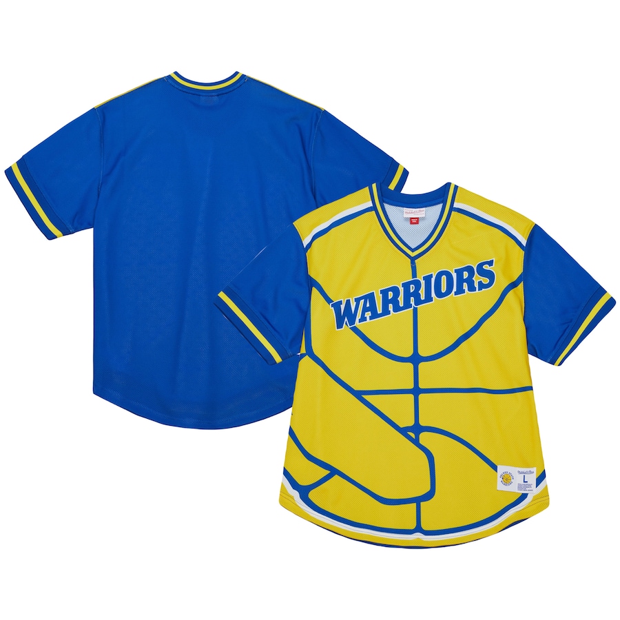 

Футболка с коротким рукавом Mitchell & Ness Golden State Warriors, золотой