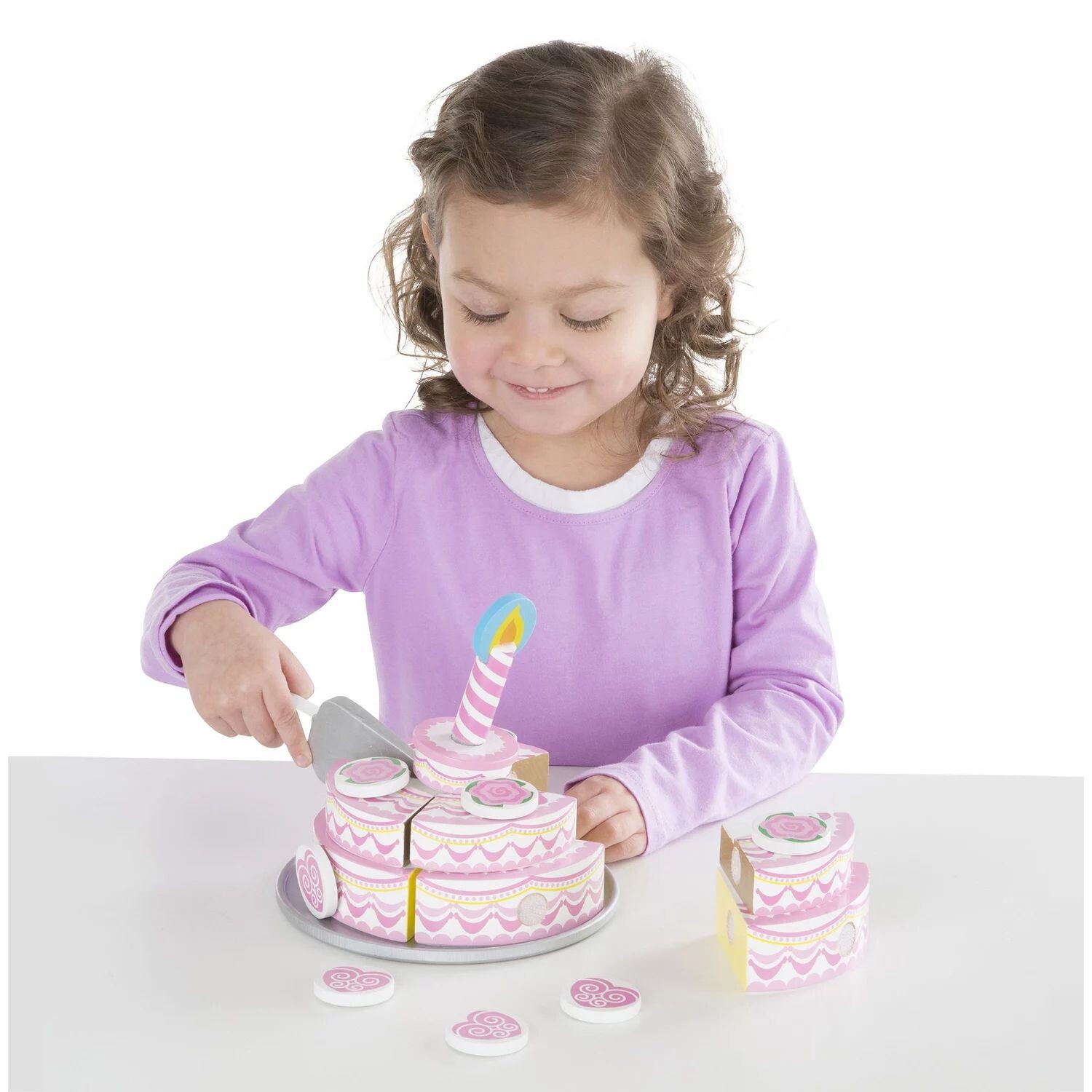 

Трехслойный праздничный торт Мелисса и Дуг Melissa & Doug