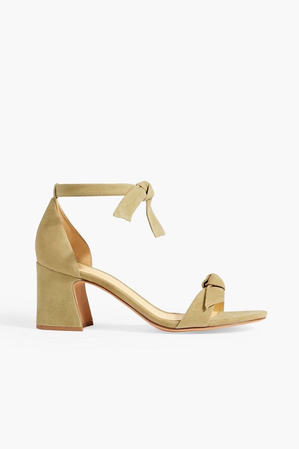 

Замшевые босоножки с бантом ALEXANDRE BIRMAN, зеленый