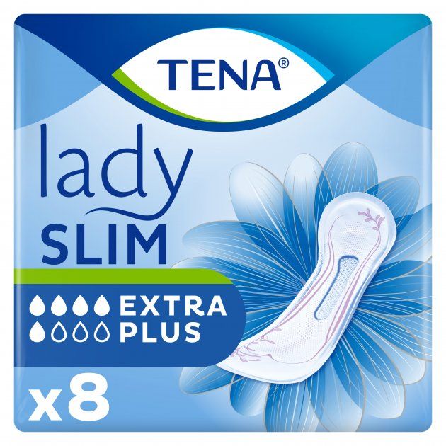 Tena Lady Slim Extra Plus урологические прокладки, 8 шт.