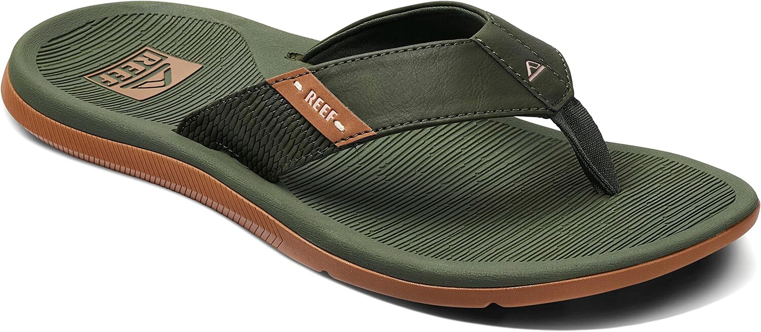 

Шлепанцы Santa Ana Reef, цвет Olive/Gum