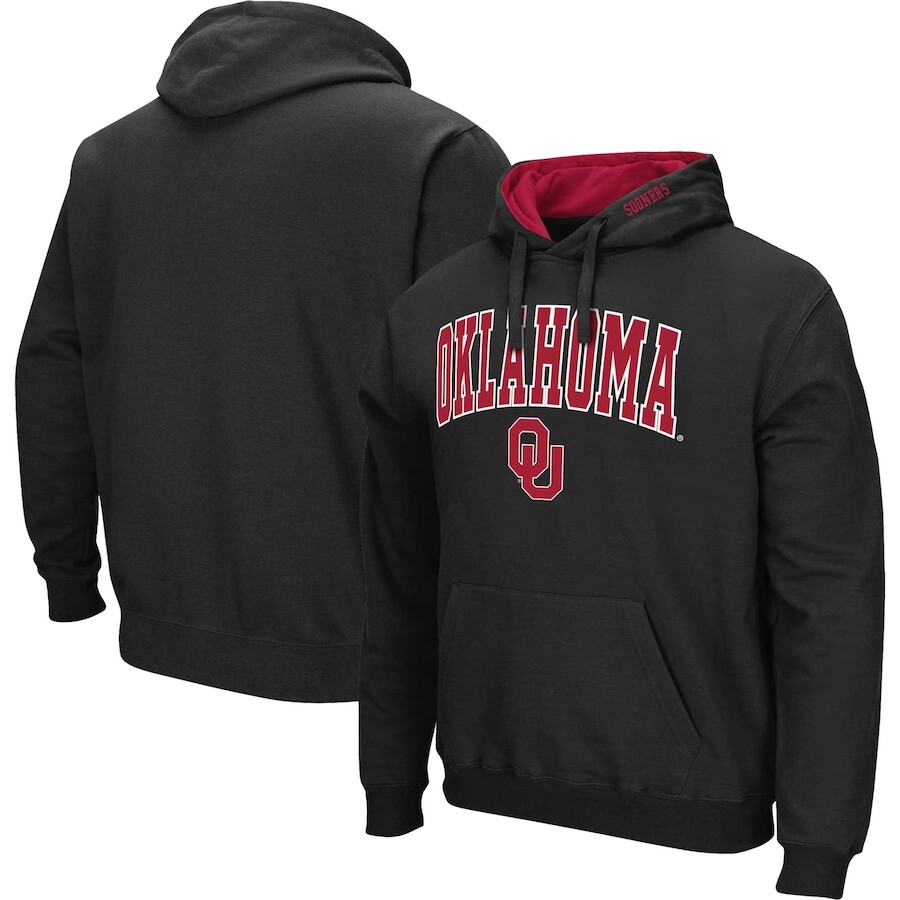 

Пуловер с капюшоном Colosseum Oklahoma Sooners, черный
