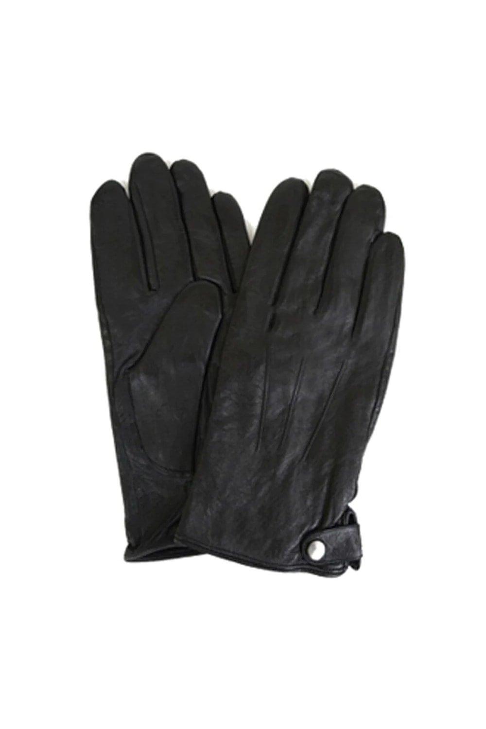 Классические кожаные зимние перчатки Eastern Counties Leather, черный консоль крепление к плоскости 25х25 мм высокая черный зажимная шпилька cws125bl