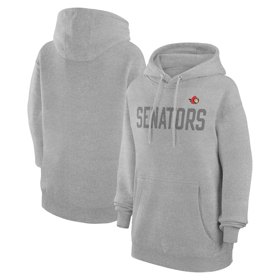 

Пуловер с капюшоном G-III 4Her by Carl Banks Ottawa Senators, серый
