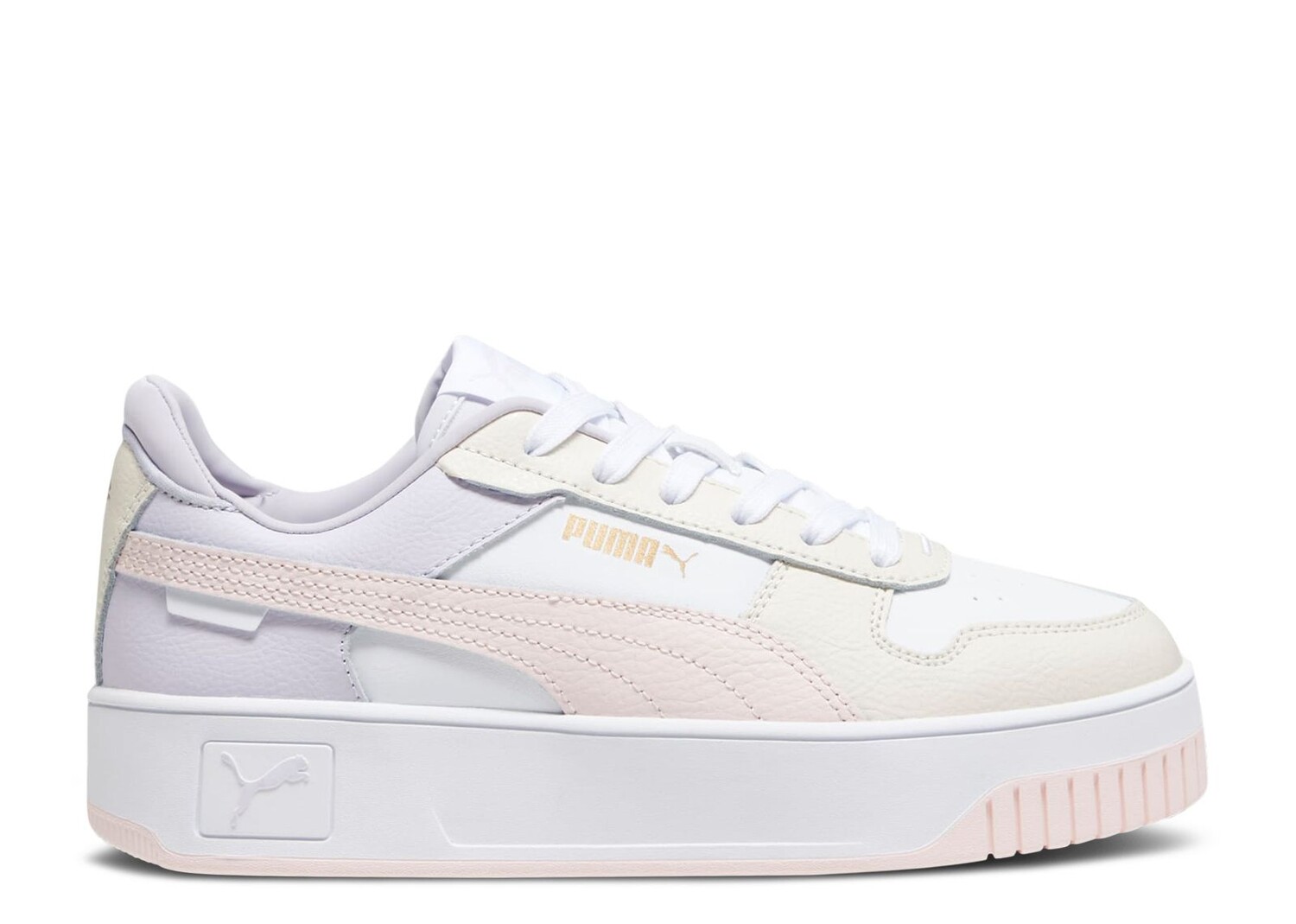 

Кроссовки Puma Wmns Carina Street 'White Pink Alpine Snow', кремовый, Бежевый