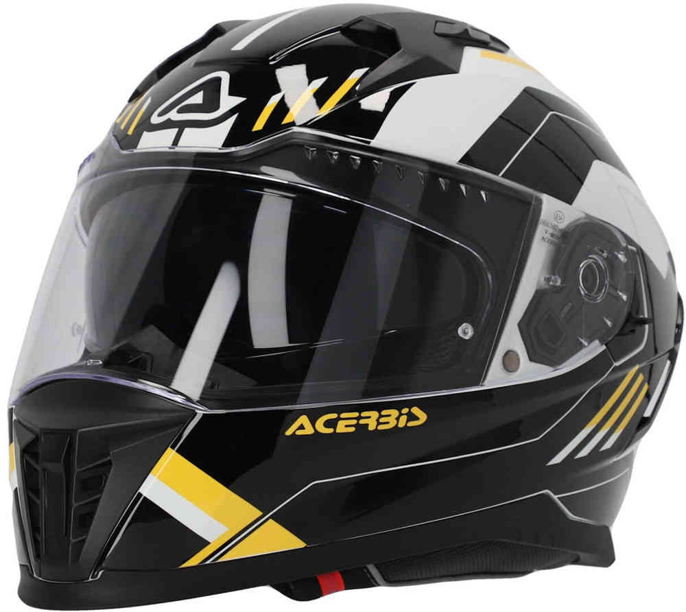Графический шлем X-Way Acerbis, черный желтый