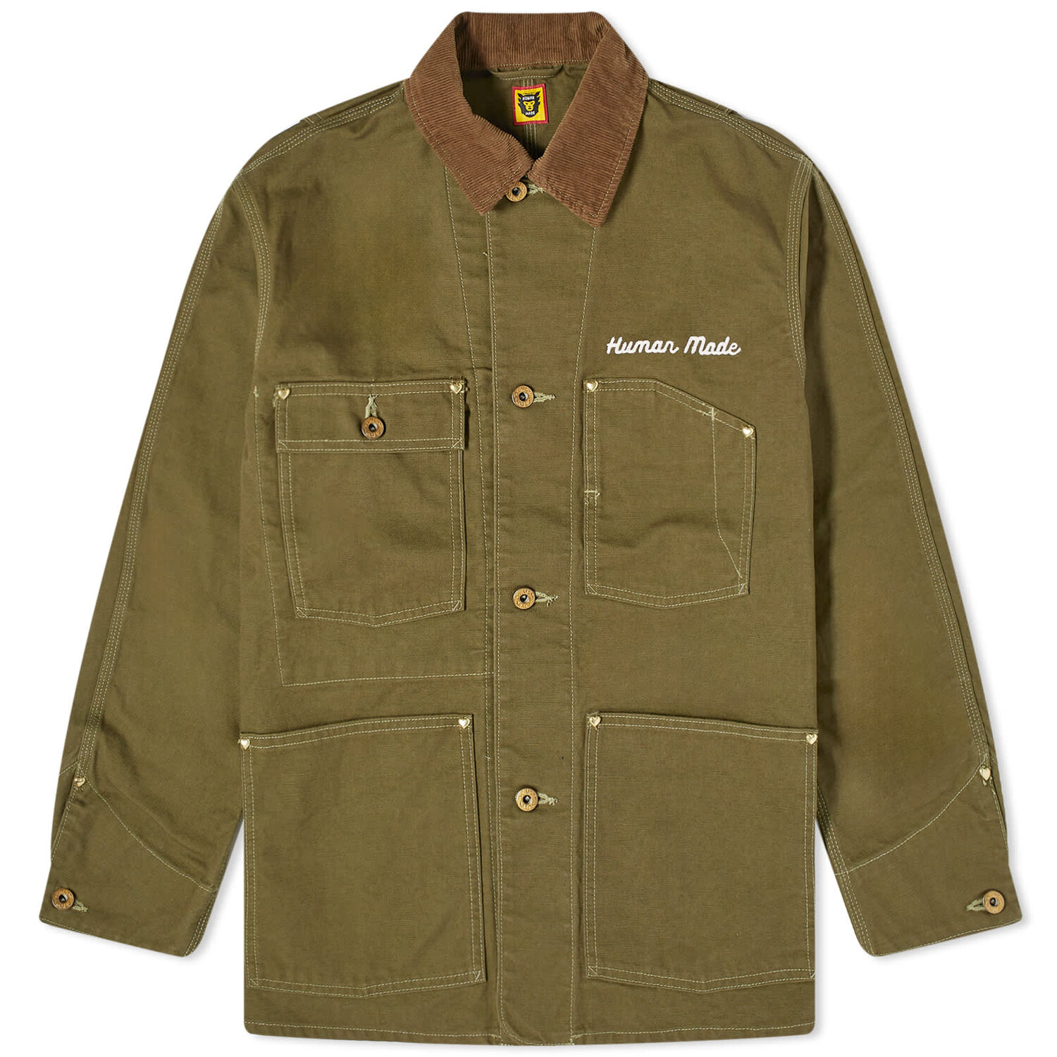 

Куртка Human Made Duck Coverall, цвет Olive Drab