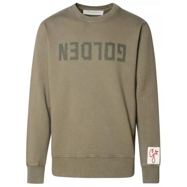 Футболка cotton sweatshirt Golden Goose, зеленый