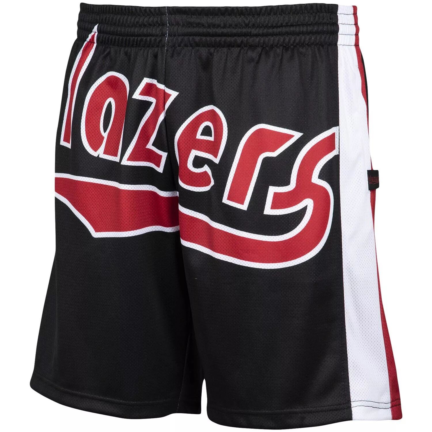 

Мужские шорты Mitchell & Ness Black Portland Trail Blazers Hardwood Classics Big Face 2.0