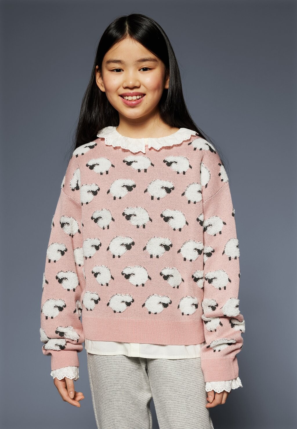 

Свитер Sheeps Bonton, цвет rose bonton