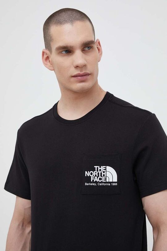 

Хлопковая футболка The North Face, черный