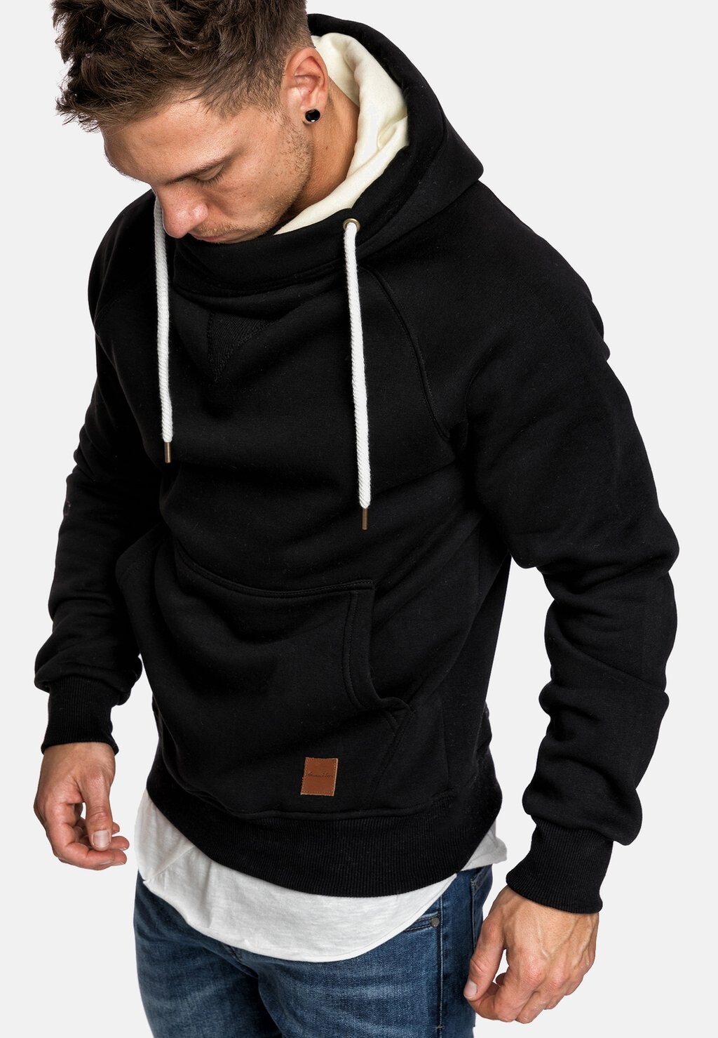 

Толстовка BEQUEMER KAPUZEN CASUAL MIT BAUCHTASCHE AS Humy, цвет schwarz