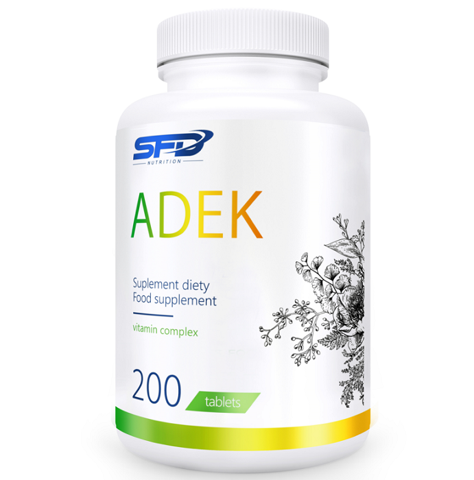 Препарат, содержащий витамины A, D, E и K Sfd Witaminy ADEK, 200 шт sfd żelazo plus препарат содержащий железо и ингредиенты улучшающие его усвоение 60 шт