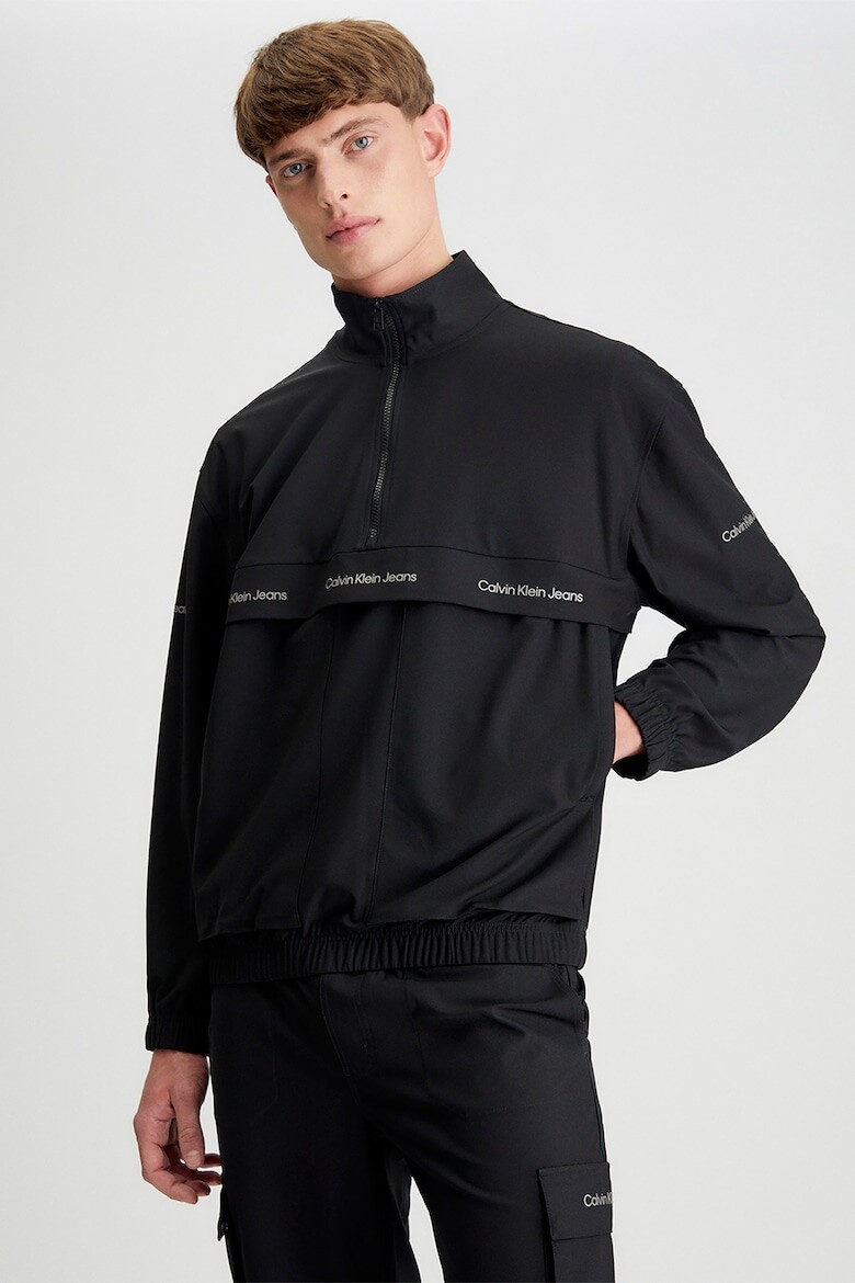 

Короткая толстовка на молнии Calvin Klein Jeans, черный