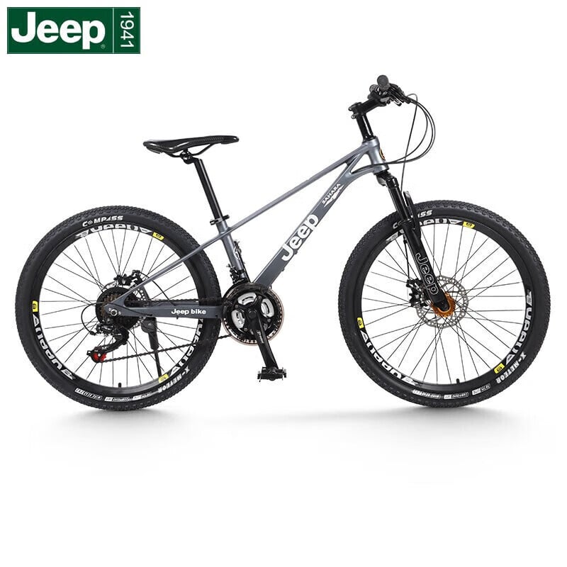 

Jeep Mountain Bike Велосипедный амортизирующий дисковый тормоз Горный велосипед с переменной скоростью Внедорожный самокат для учащихся средней школы - Haze Blue