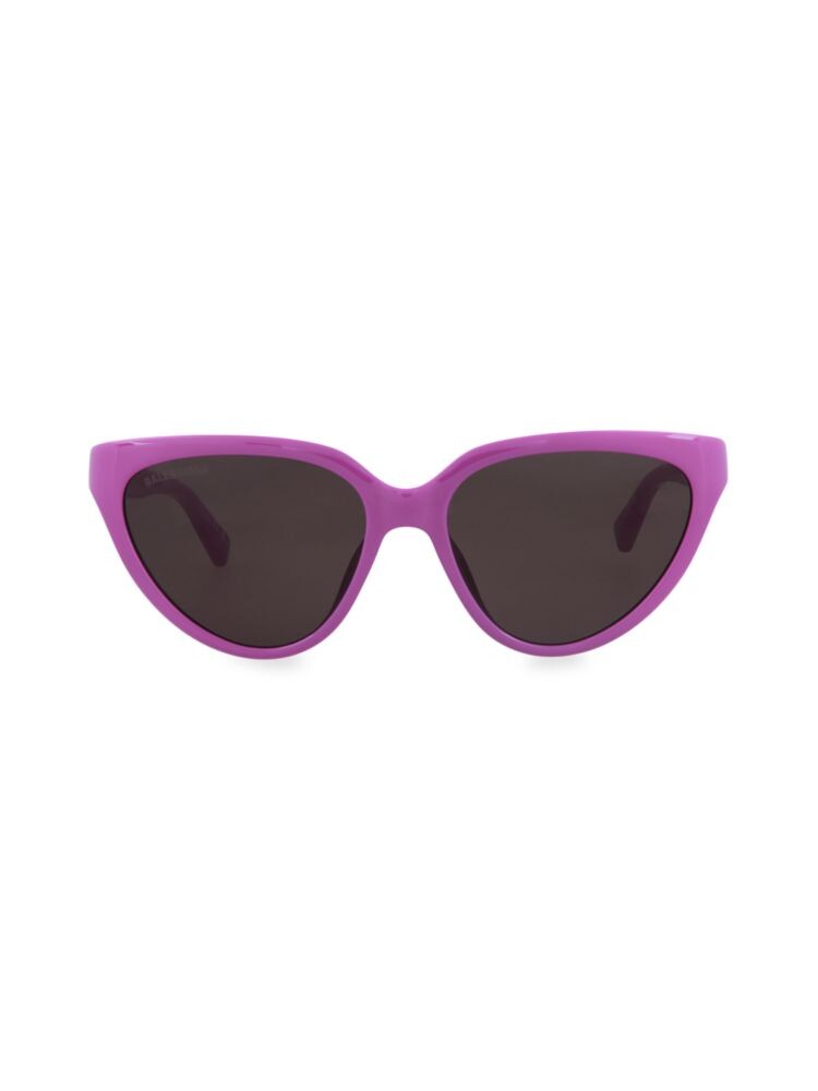 

Солнцезащитные очки «кошачий глаз» 56MM Balenciaga, цвет Vivid Purple