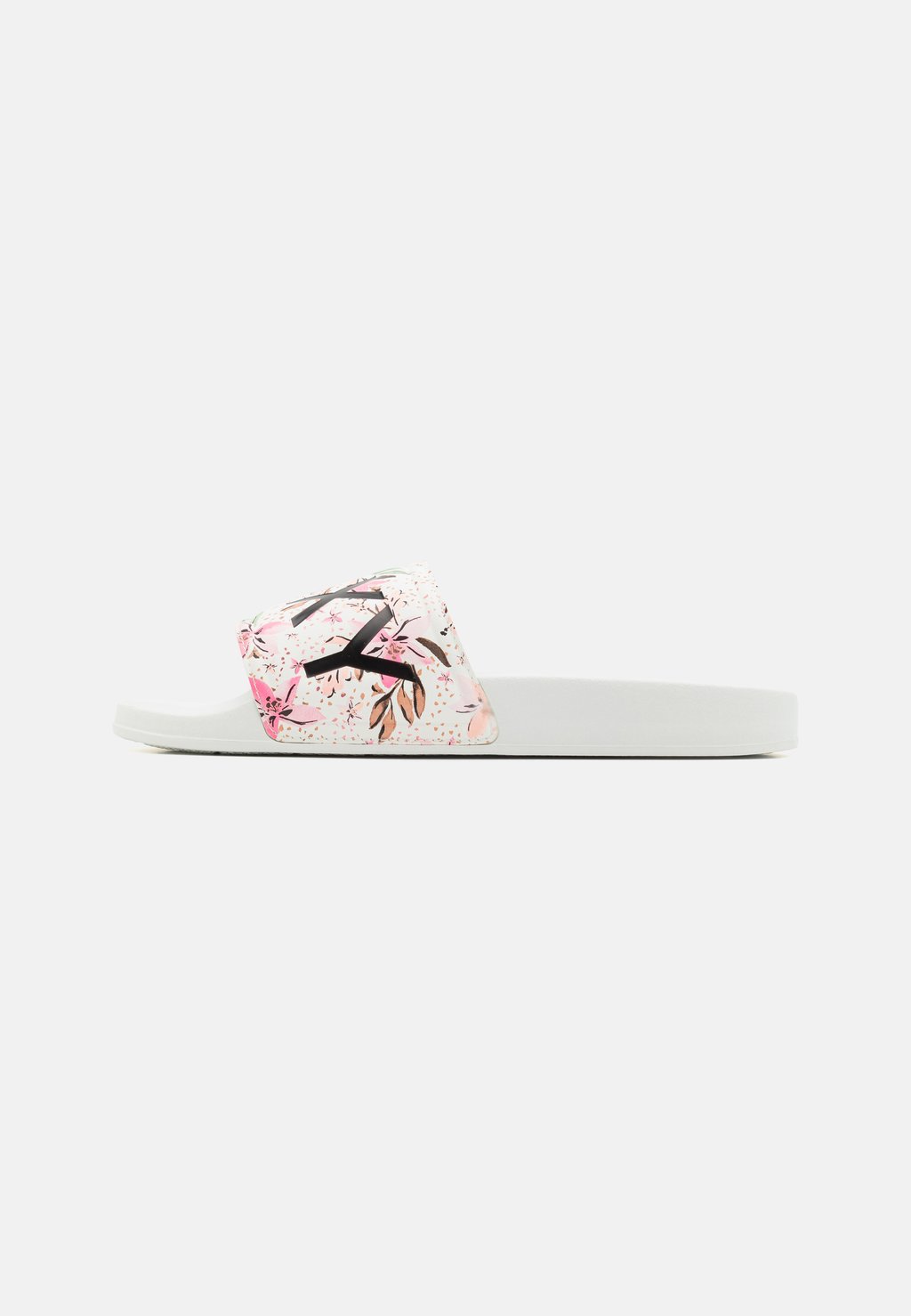 Тапочки Slippy Roxy, цвет white/pink