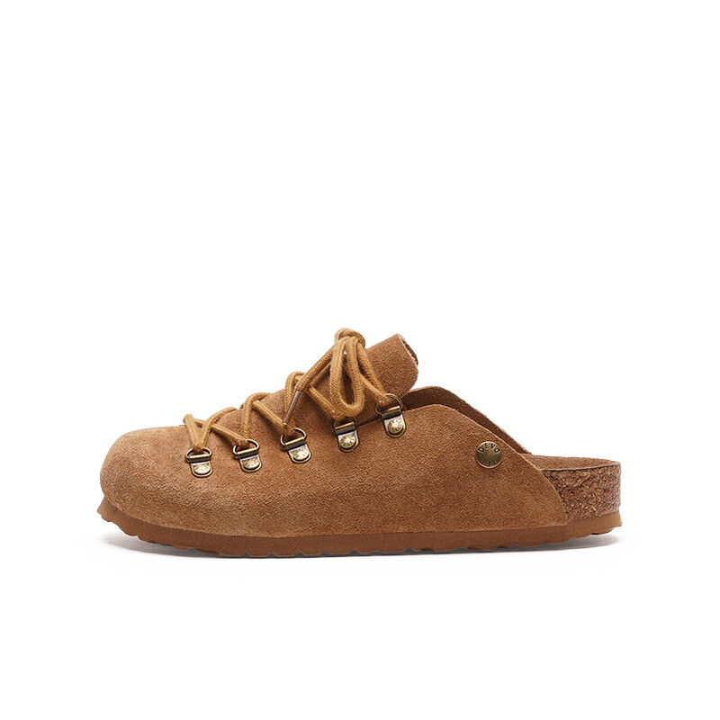 

Мюли женские с закрытым носком женские Devo Life, цвет Yellow-brown anti-suede