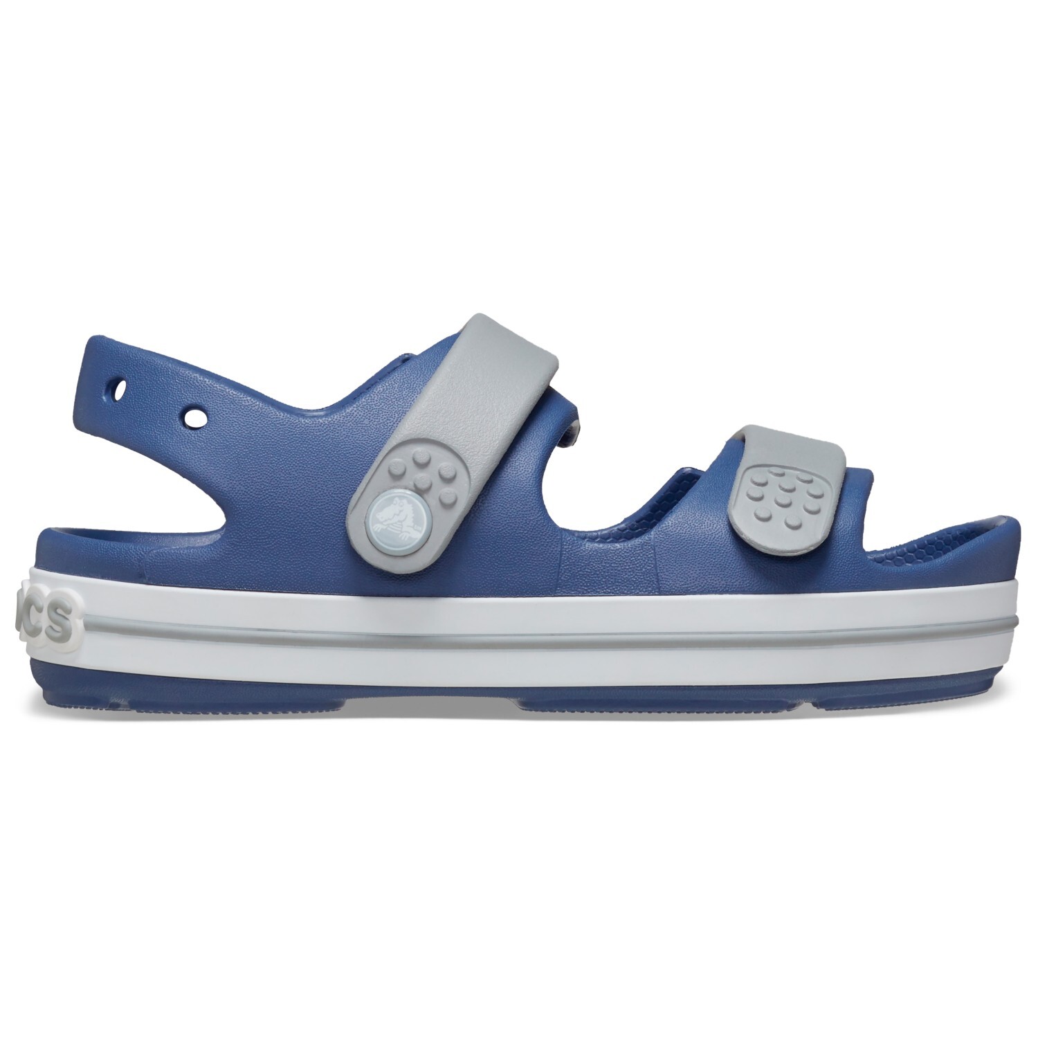 

Сандалии Crocs Kid's Crocband Cruiser Sandal, цвет Bijou Blue/Light Grey, Серый