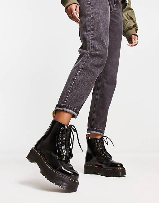 

Черные веганские ботинки Sinclair Dr Martens