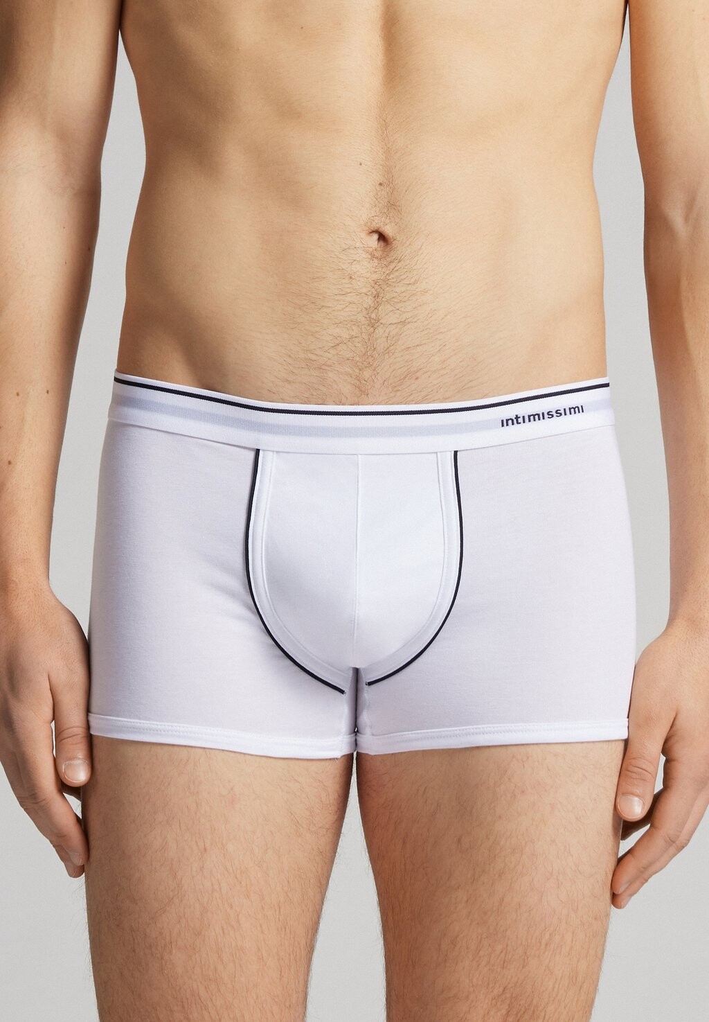 

Брюки BOXER WITH EXPOSED WAISTBAND Intimissimi, белый