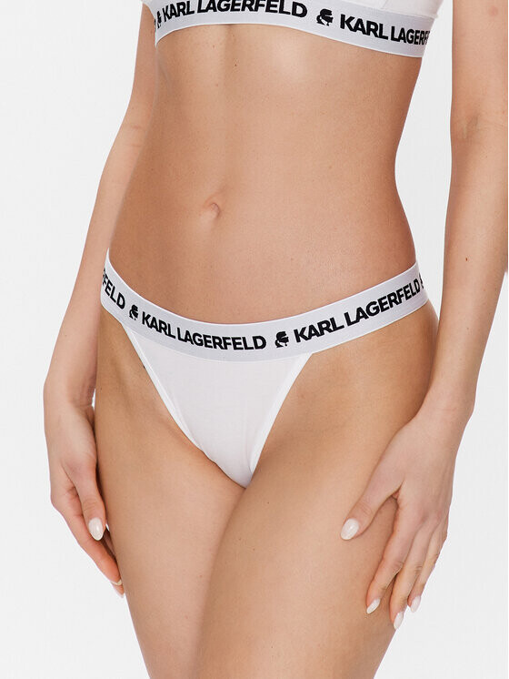

Бразильские женские трусики Karl Lagerfeld, белый