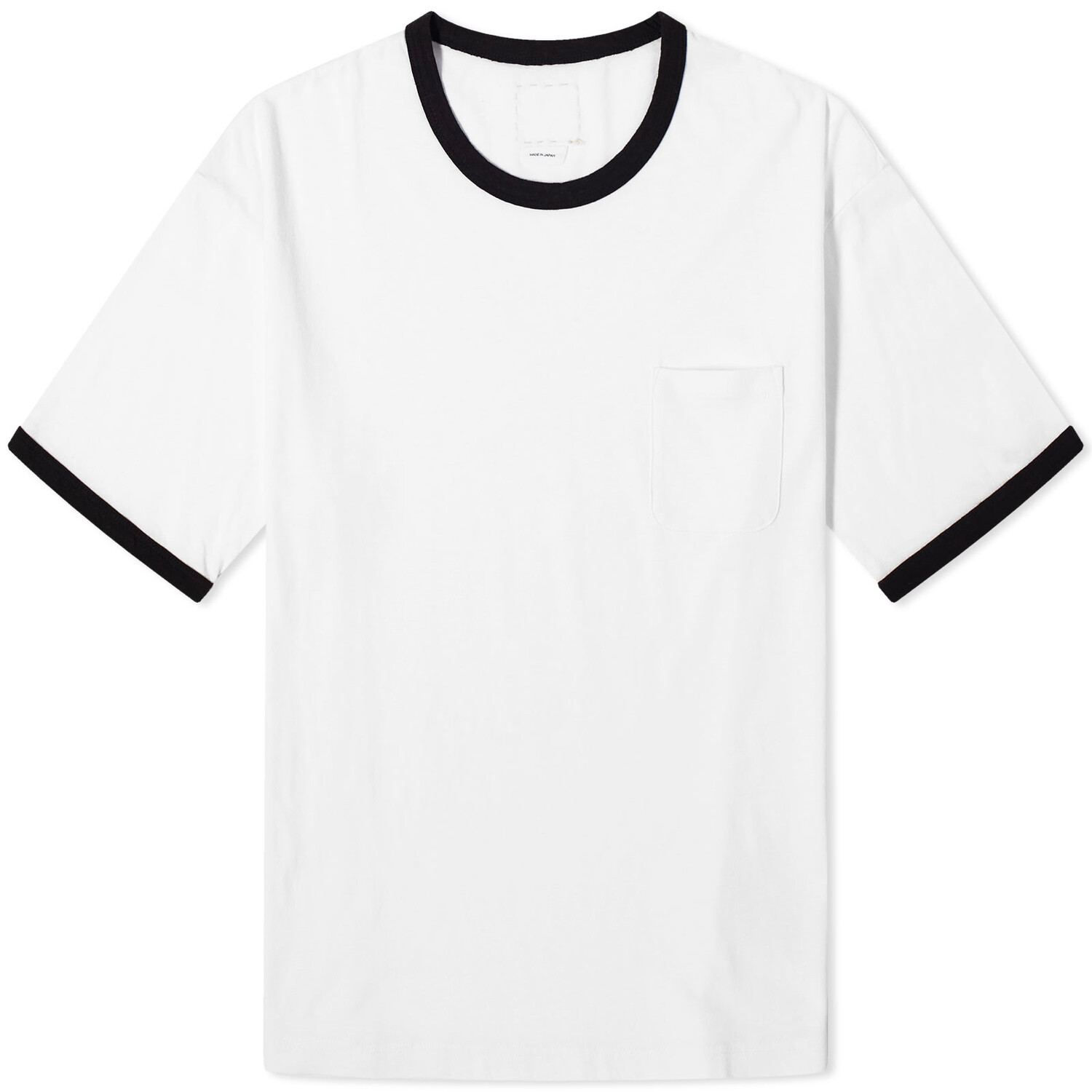 

Футболка Visvim Amplus Ringer T-Shirt, черный