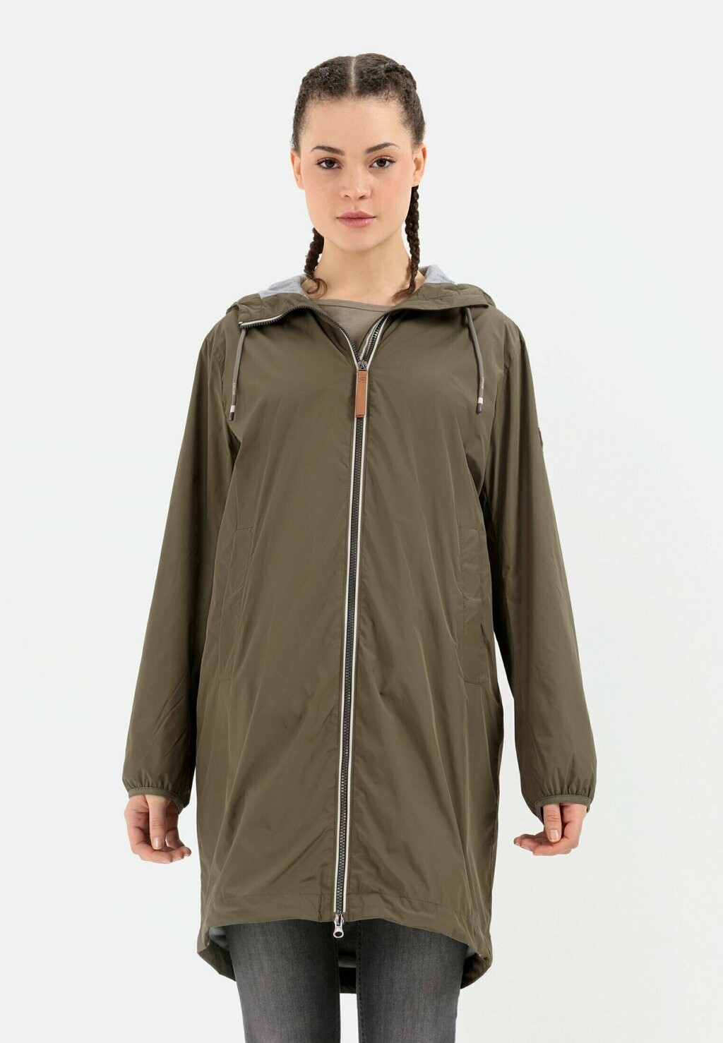 

Короткое пальто camel active, хаки