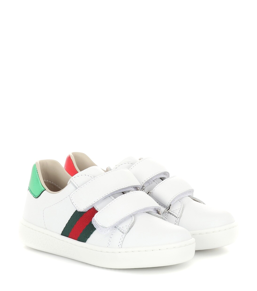 

Кеды Ace из кожи Gucci, белый