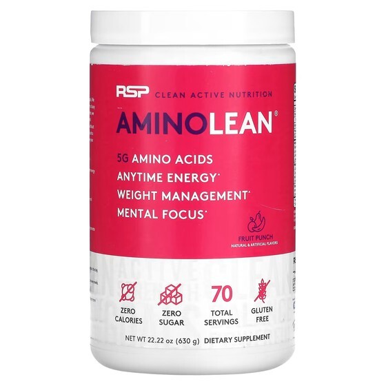 

Пищевая добавка RSP Nutrition AminoLean, фруктовый пунш