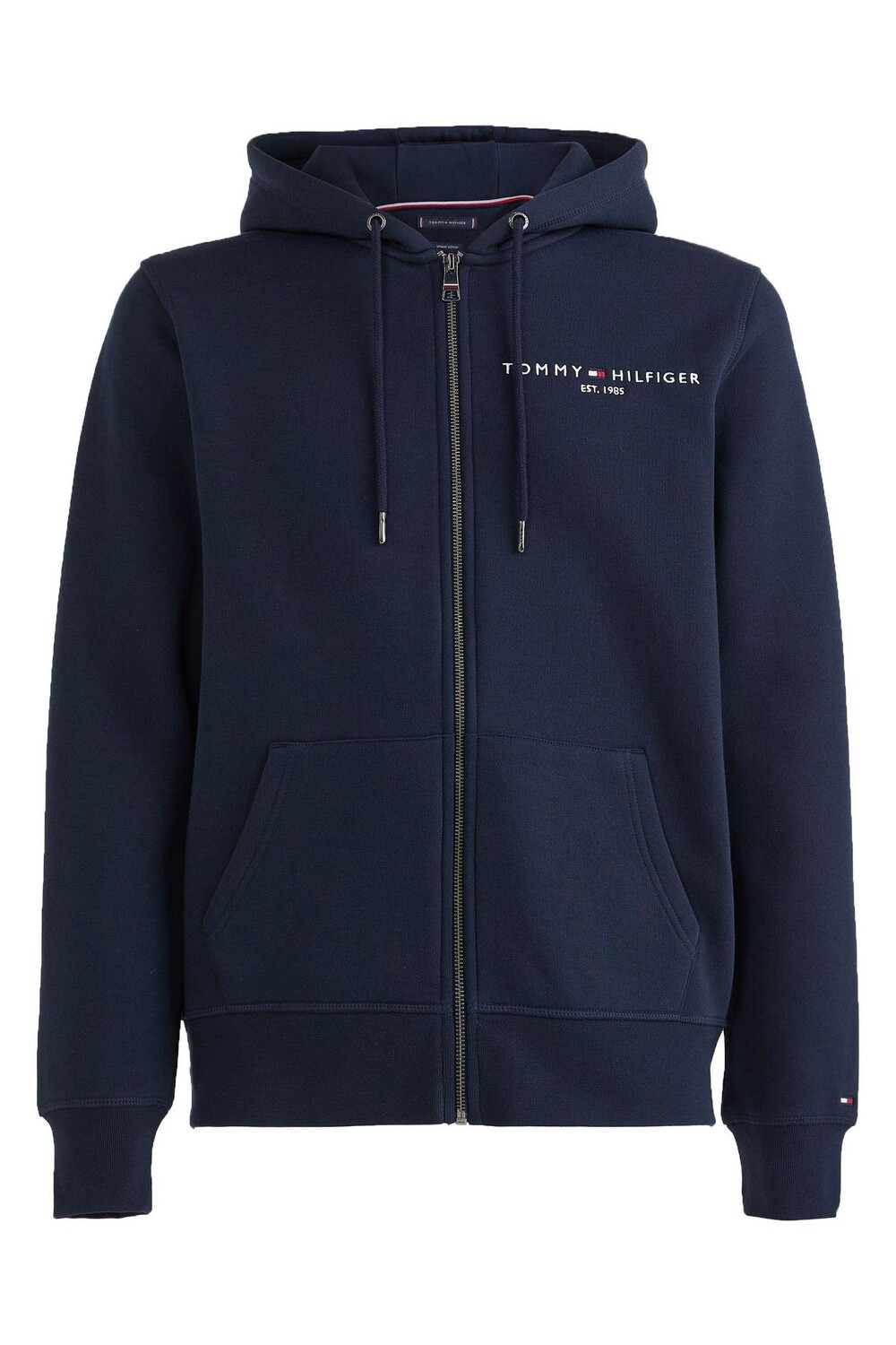 

Синяя толстовка с логотипом и молнией Tommy Hilfiger, синий
