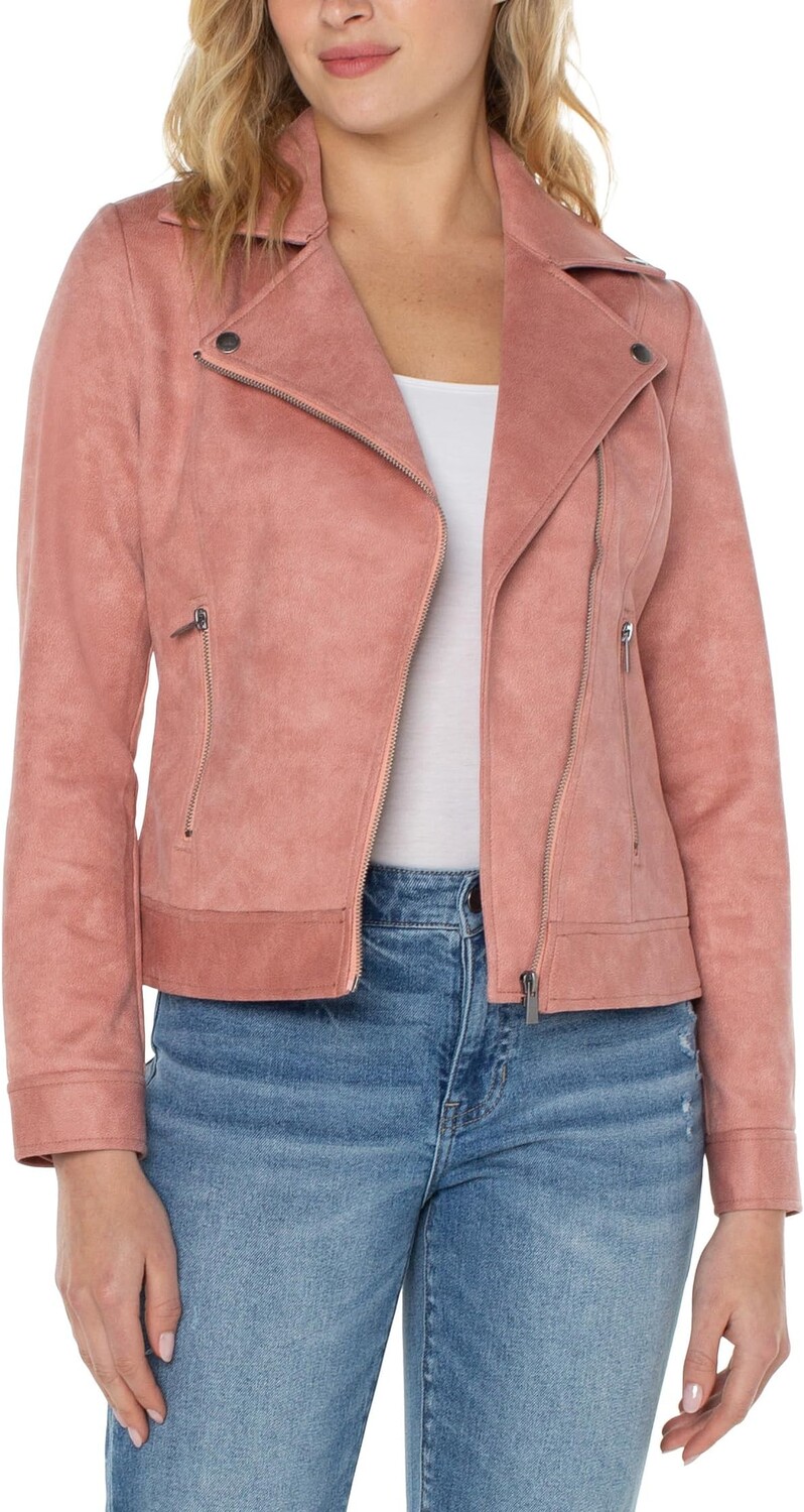 

Куртка Faux Leather Moto Jacket Liverpool Los Angeles, цвет Coral Haze