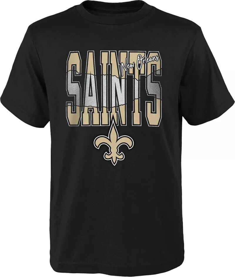 

Nfl Team Apparel черная футболка New Orleans Saints Playbook для молодежи