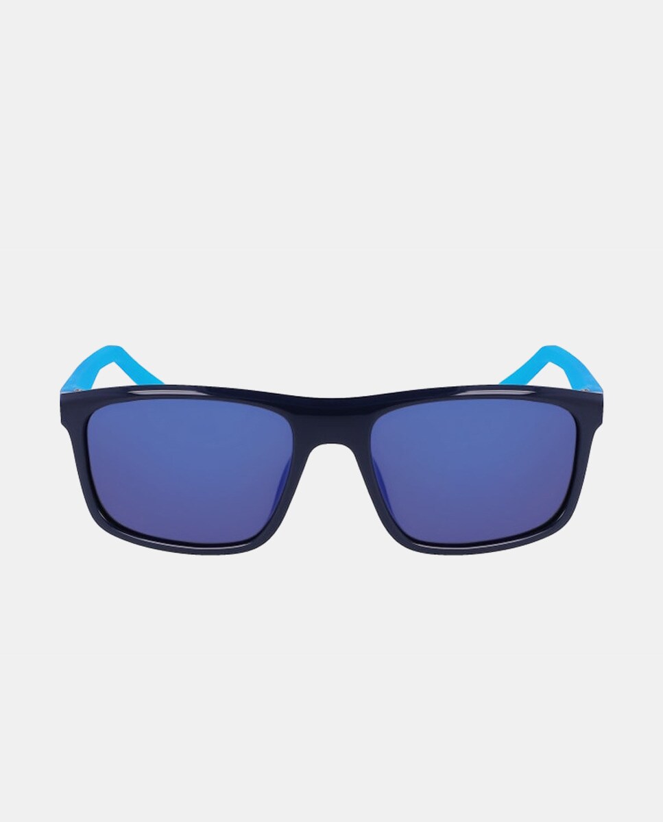 Унисекс прямоугольные синие спортивные солнцезащитные очки с поляризованными линзами Nike, синий