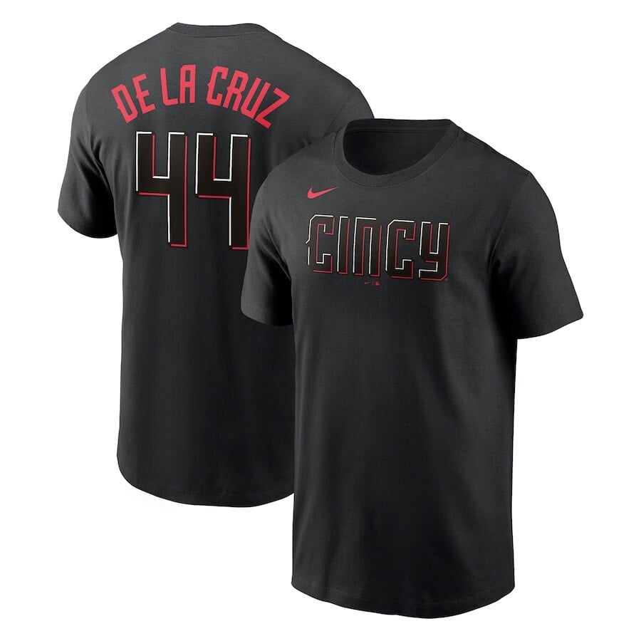 

Футболка с коротким рукавом Nike Cincinnati Reds, черный
