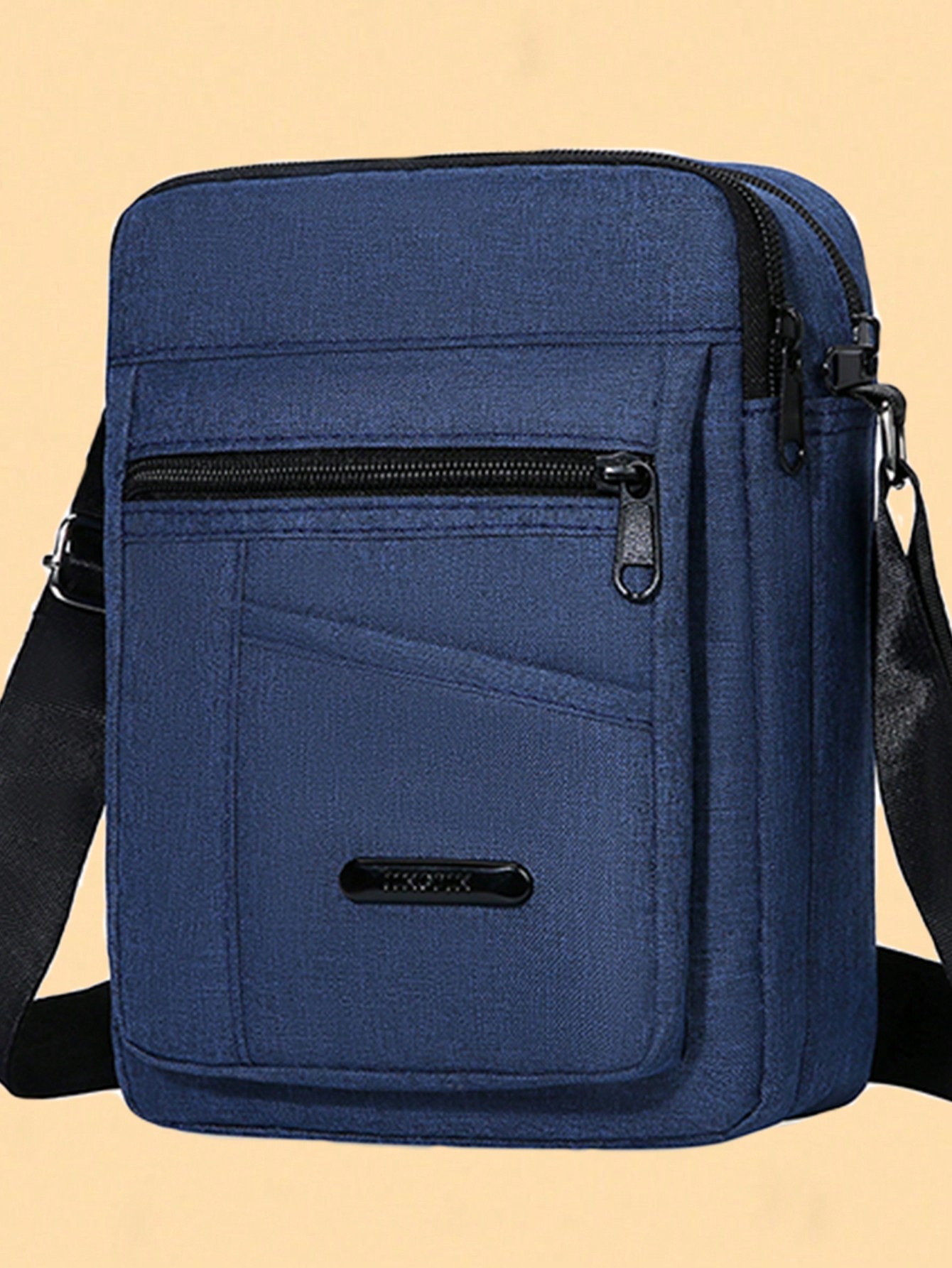 Новая модная сумка через плечо, синий кожаная мужская сумка мужская сумка через плечо женская кожаная сумка с зажимом для ремня модный рюкзак через плечо