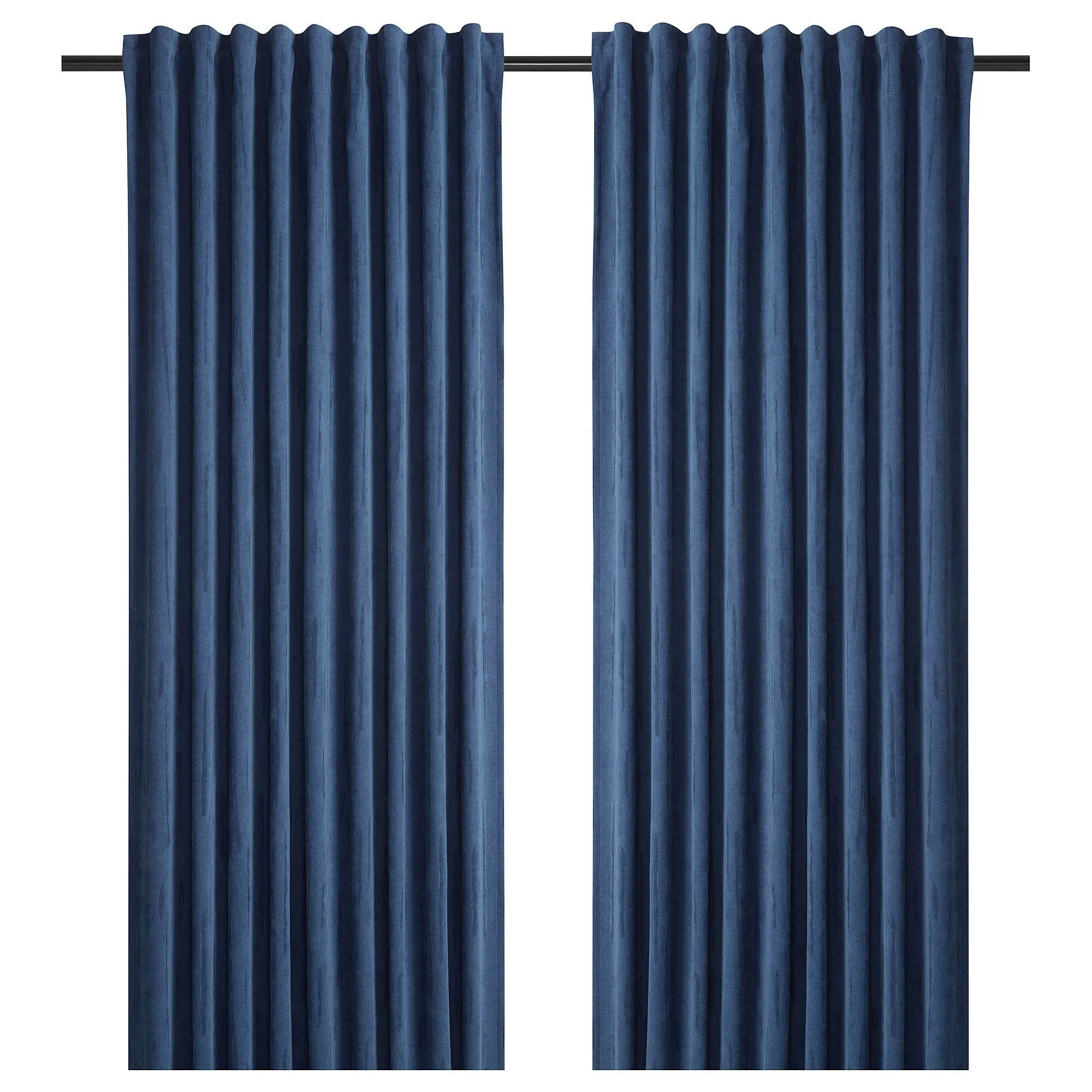 

Плотные шторы, 1 пара, синие, 145х300 см, LAGEROLVON IKEA