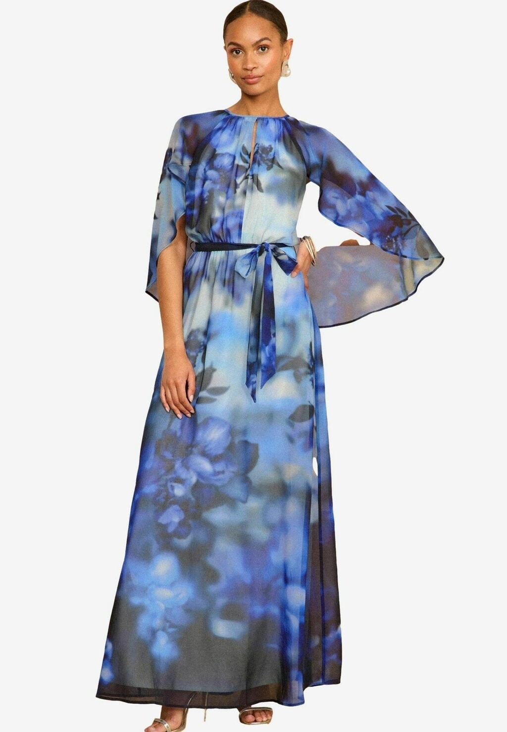 

Платье макси PRINTED REGULAR FIT Love & Roses, синий
