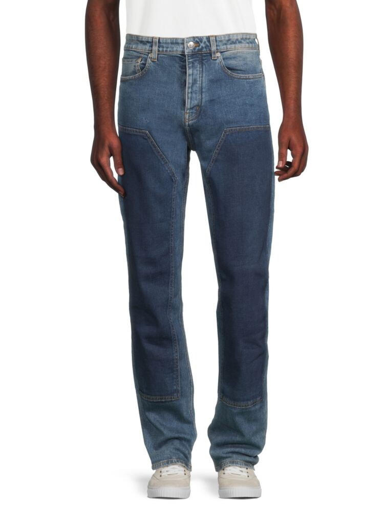 

Джинсы John Patchwork с высокой посадкой Zadig & Voltaire, цвет Light Blue