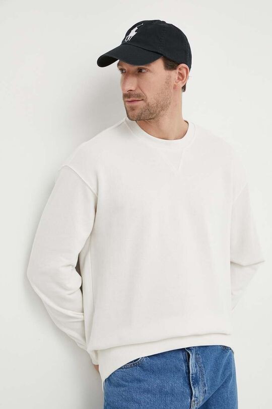 

Хлопковая толстовка United Colors of Benetton, бежевый