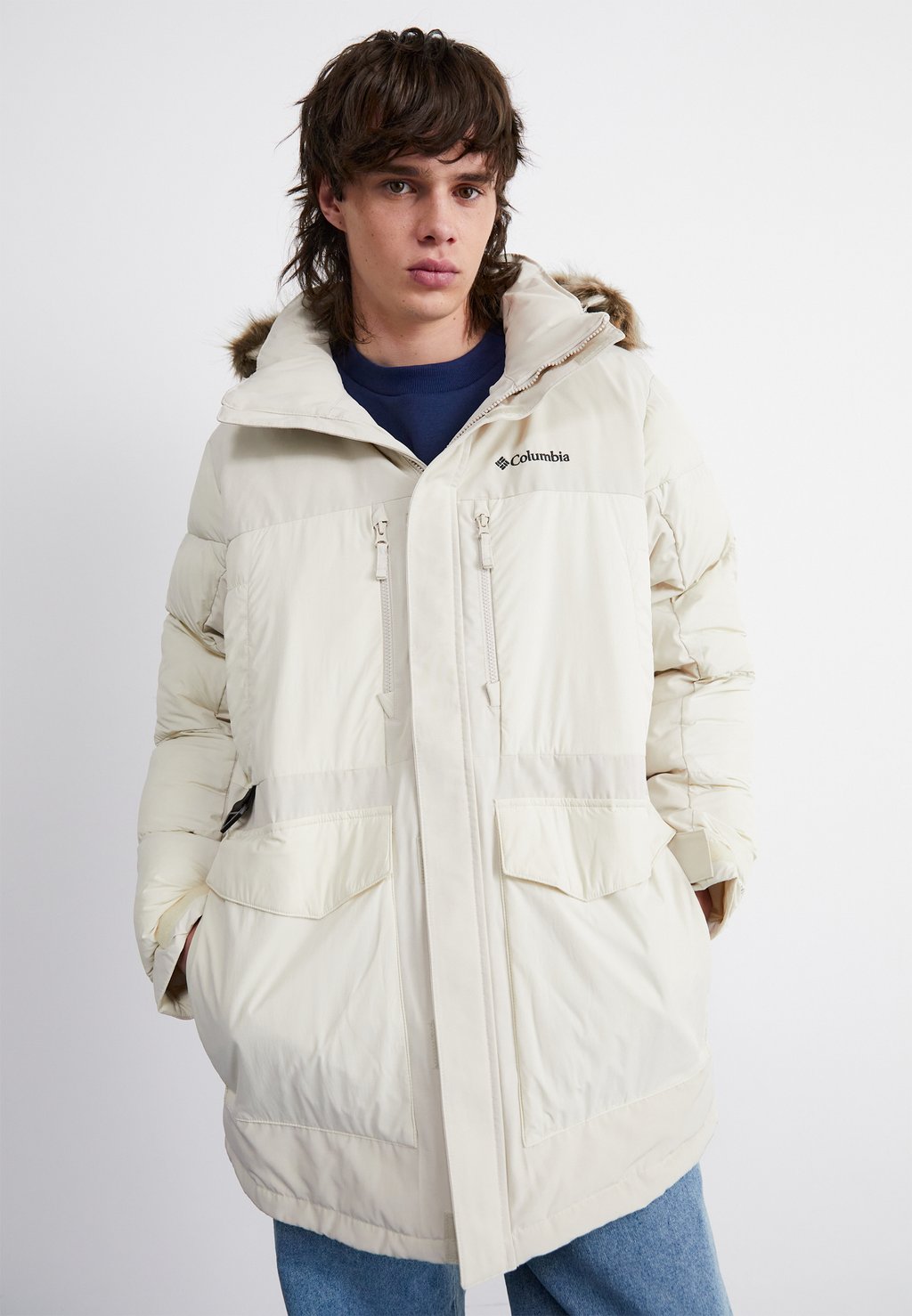 Зимнее пальто MARQUAM PEAK FUSION Columbia, темный камень/мел цена и фото
