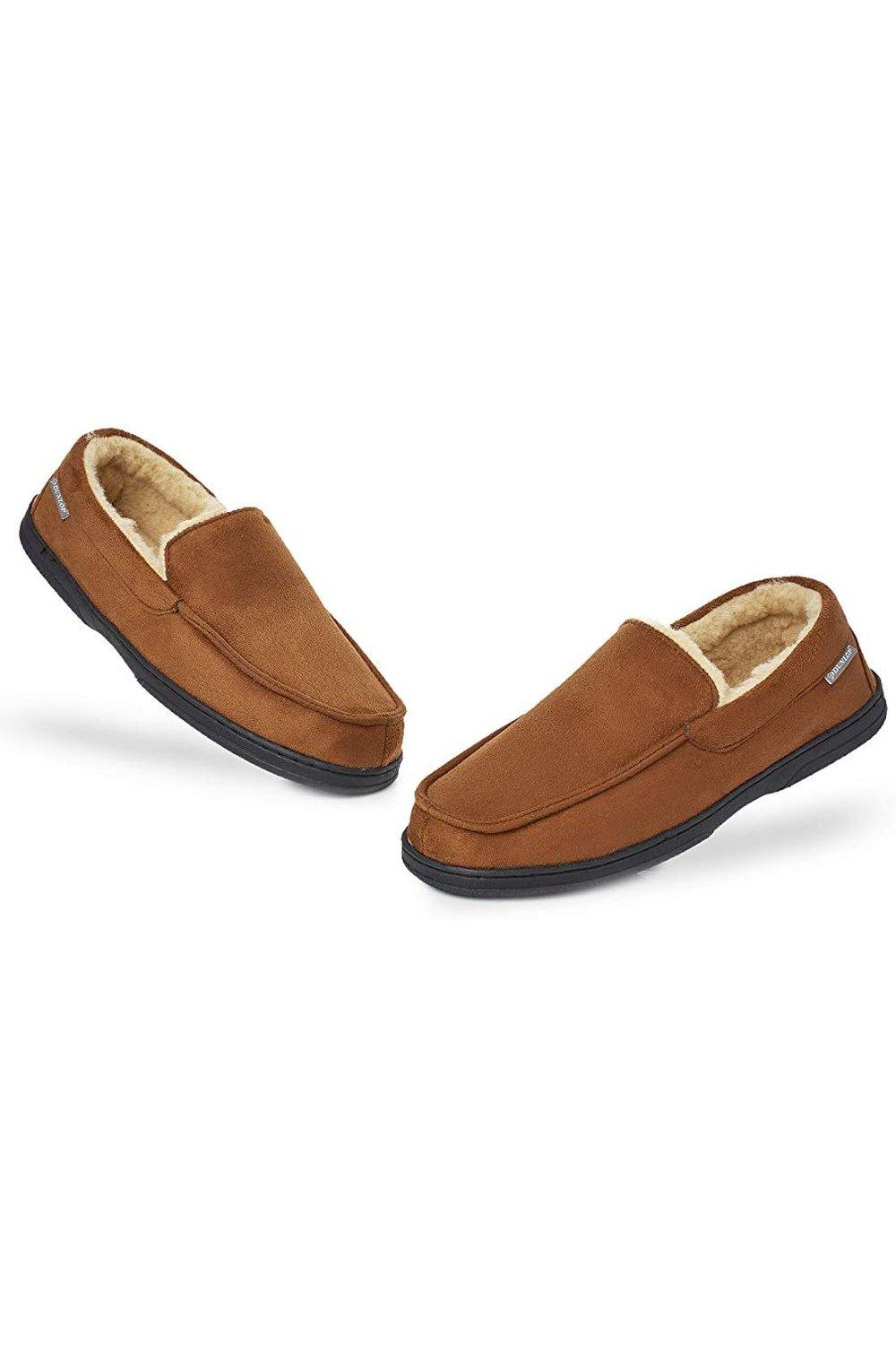 Мокасины-тапочки Dunlop, коричневый