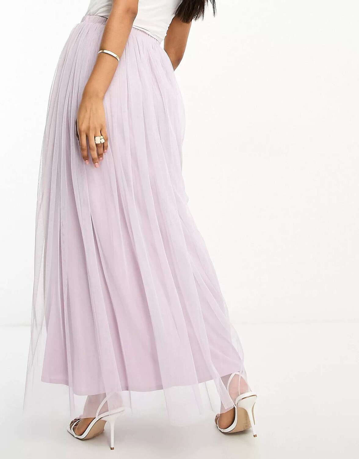 

Beauut Maternity юбка макси из тюля сиреневого цвета